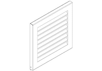 AWG вентилационна решетка за фасада 