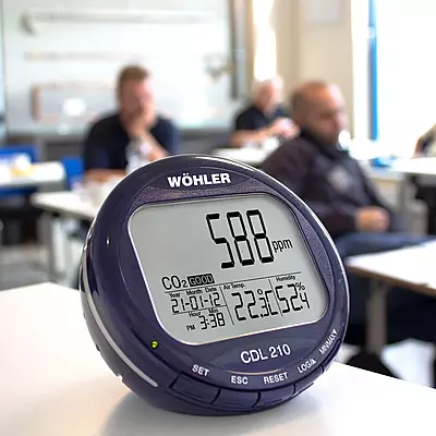 СО2 РЕГИСТРАТОР НА ДАННИ Wöhler CDL 210
